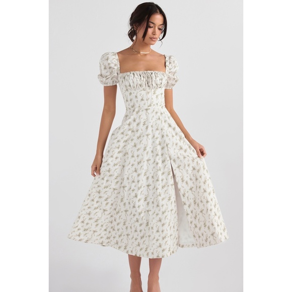 NEW House of CB Tallulah Dress Garden Print XS - Picture 6 of 13